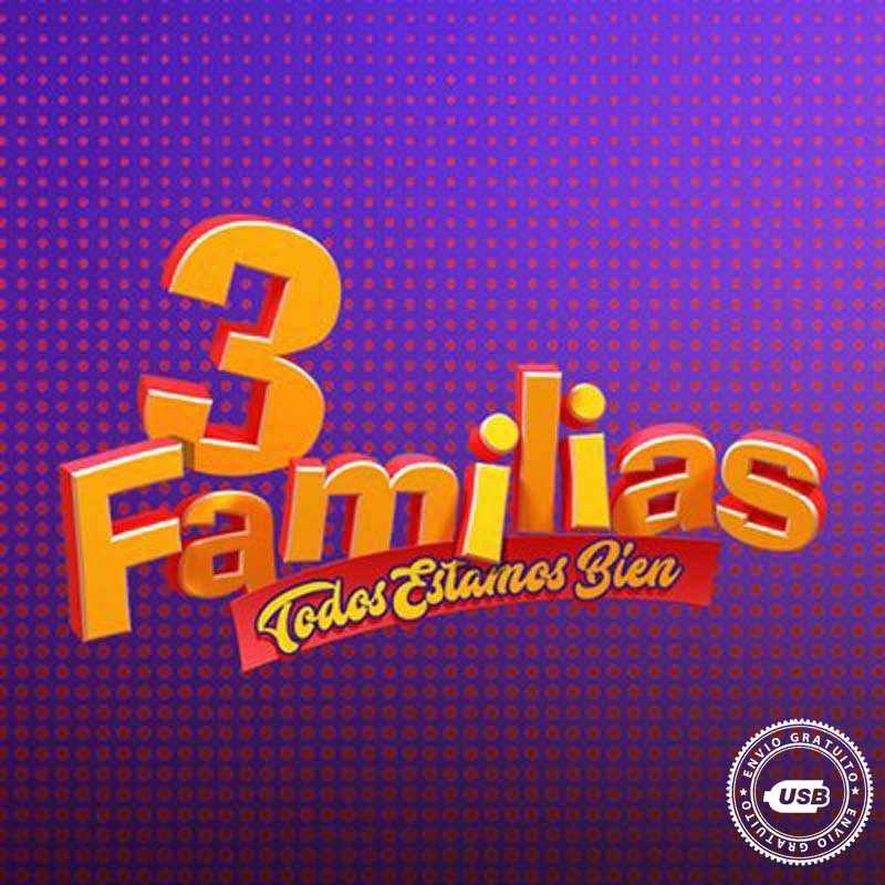 Compra la Telenovela 3 familias completo en Memoria USB.